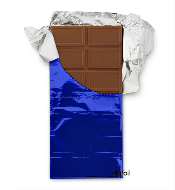 Colored confectioners foil sheets for wrapping candy and chocolate – Alufoil