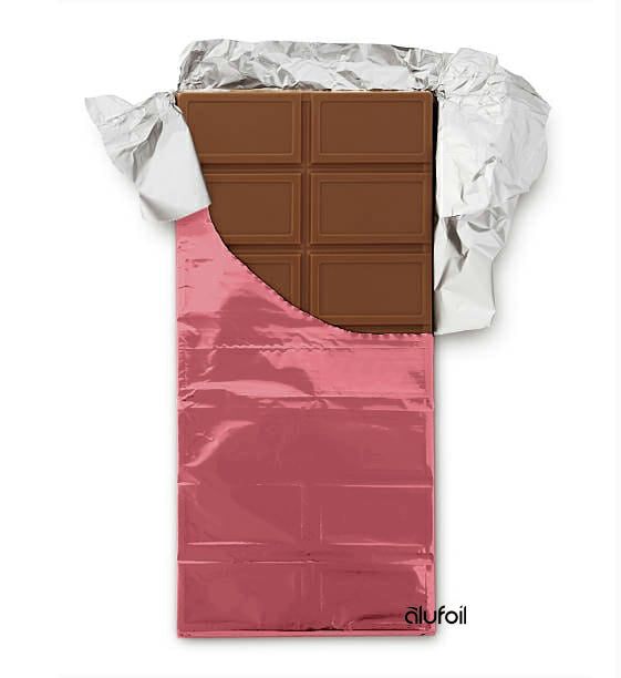 Colored confectioners foil sheets for wrapping candy and chocolate – Alufoil