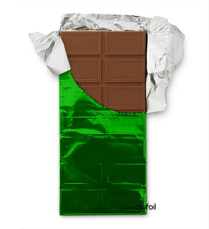Colored confectioners foil sheets for wrapping candy and chocolate – Alufoil