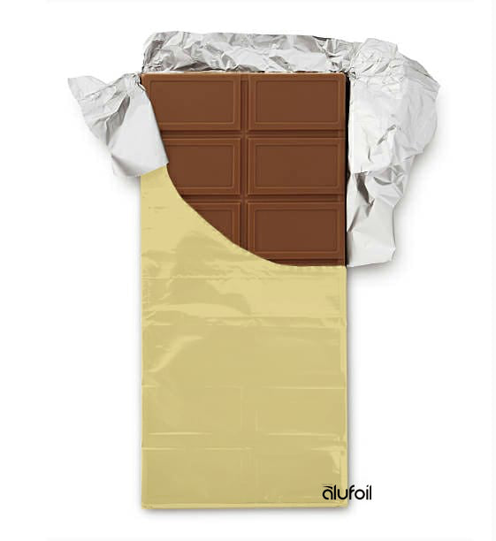 Colored confectioners foil sheets for wrapping candy and chocolate – Alufoil