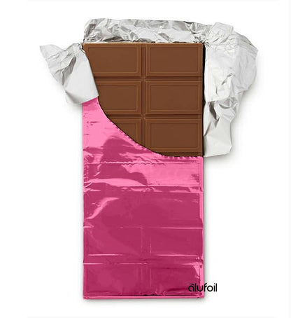 Colored confectioners foil sheets for wrapping candy and chocolate – Alufoil